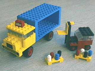LEGO 381 Lorry and Fork Lift Truck