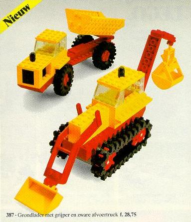 LEGO 387 Excavator and Dumper / Road Construction Vehicles