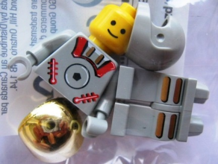 LEGO 3929 Biff Starling, Mars Rover Mission Astrobot Male polybag