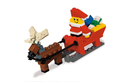 LEGO 40010 Santa with Sleigh Building Set polybag