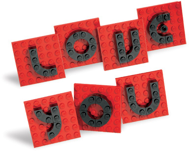 LEGO 40016 Valentine Letter Set polybag