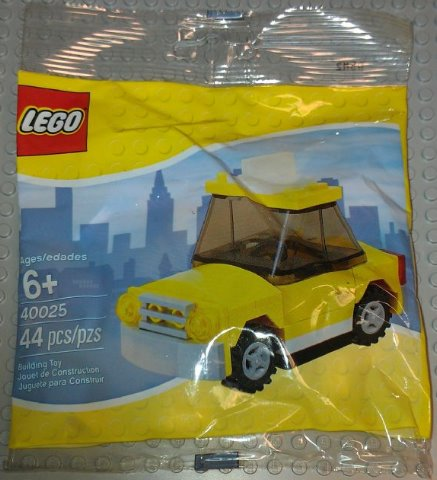 LEGO 40025 Yellow Car (New York Taxi Cab) polybag