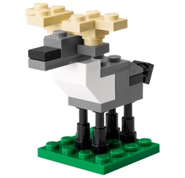 LEGO 40041 Monthly Mini Model Build Set - 2012 12 December, Reindeer (Moose) polybag