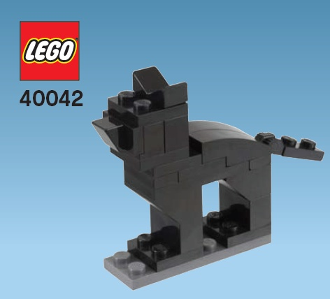 LEGO 40042 Monthly Mini Model Build Set - 2012 10 October, Cat polybag