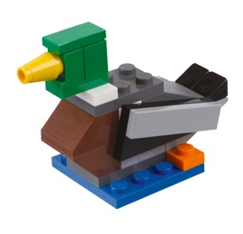 LEGO 40043 Monthly Mini Model Build Set - 2012 04 April, Duck (Mallard) polybag