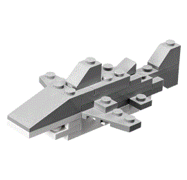 LEGO 40045 Monthly Mini Model Build Set - 2012 08 August, Shark polybag
