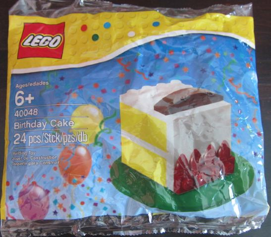 LEGO 40048-2 Birthday Cake (Green Base Version) polybag