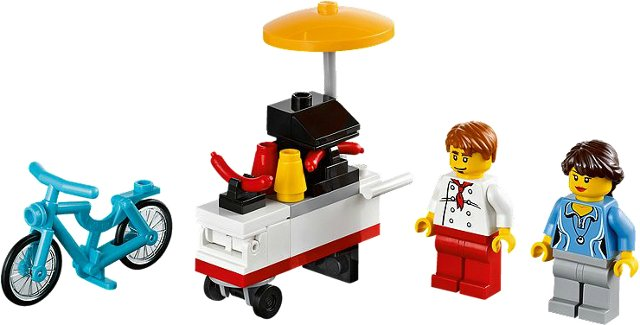 LEGO 40078 Hot Dog Cart polybag