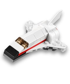 LEGO 40127 Monthly Mini Model Build Set - 2015 02 February, Space Shuttle polybag