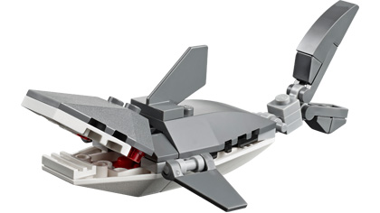 LEGO 40136 Monthly Mini Model Build Set - 2015 11 November, Shark polybag