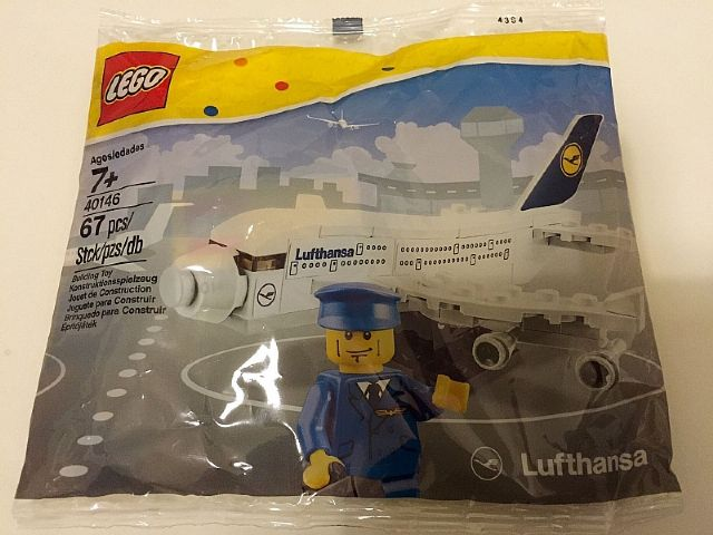 LEGO 40146 Lufthansa Plane polybag
