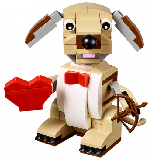 LEGO 40201 Valentine's Cupid Dog