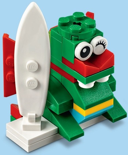 LEGO 40281 Monthly Mini Model Build Set - 2018 06 June, Surfer Dragon polybag