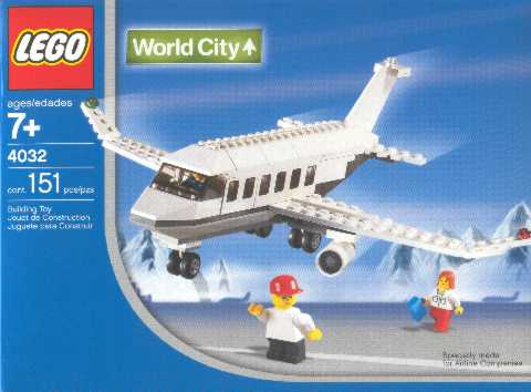 LEGO 4032 Passenger Plane - LEGO Air Version