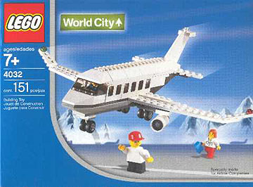 LEGO 4032-4 Passenger Plane - Iberia Version