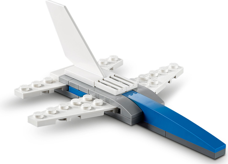 LEGO 40321 Monthly Mini Model Build Set - 2019 01 January, Jet Fighter polybag