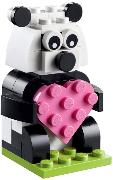 LEGO 40396 Monthly Mini Model Build Set - 2020 02 February, Valentine Panda polybag