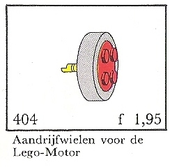 LEGO 404-4 Wheels for the Motor (System)