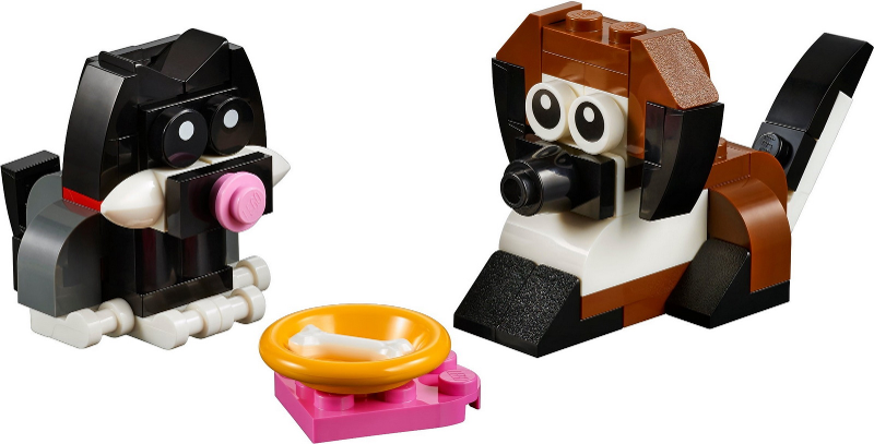 LEGO 40401 Monthly Mini Model Build Set - 2020 07 July, Friendship Day Cat and Dog polybag