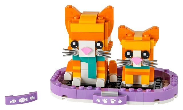 LEGO 40480 Ginger Tabby & Kitten