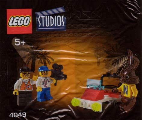 LEGO 4049 Quicky the Bunny, Director, Cameraman and Car - Nesquik Promotional polybag