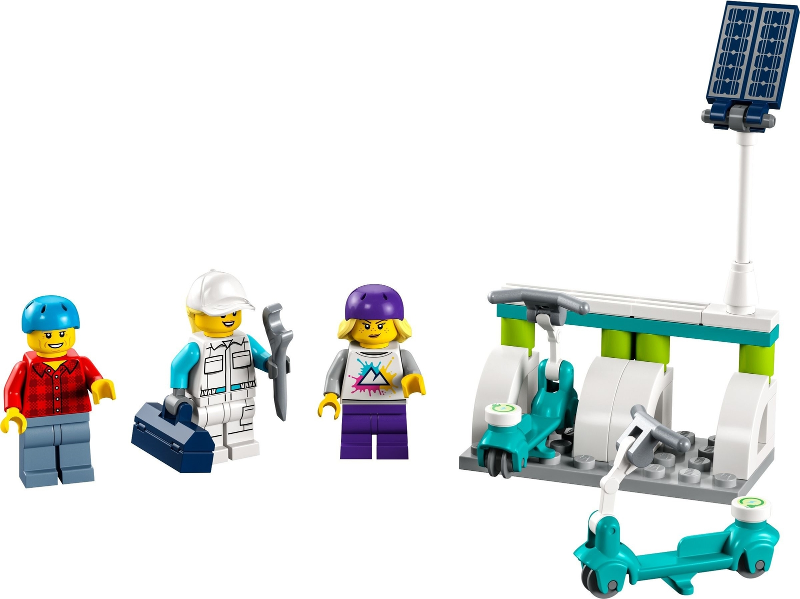 LEGO 40526 Electric Scooters & Charging Dock blister pack