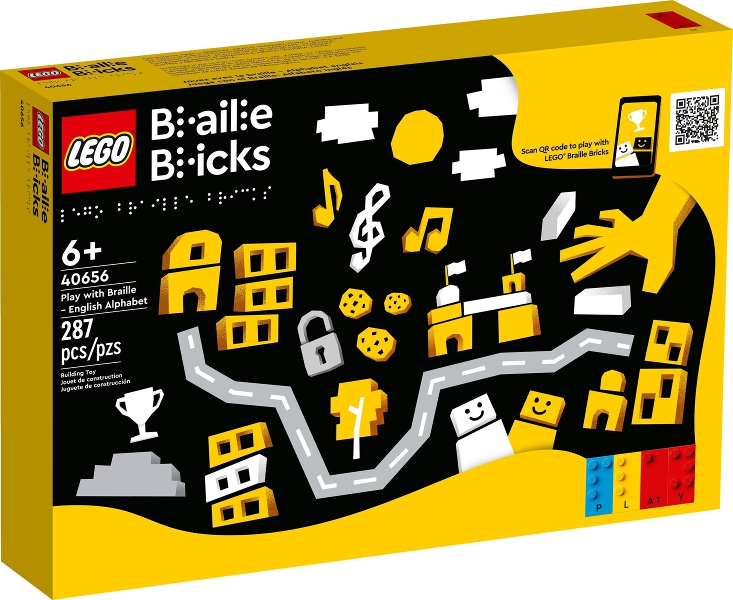LEGO 40656 Play with Braille - English Alphabet