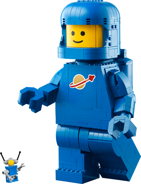 LEGO 40921 Up-Scaled Blue Astronaut Minifigure