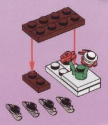 LEGO 41016-17 Advent Calendar 2013, Friends (Day 16) - Skates with Flower in Snow
