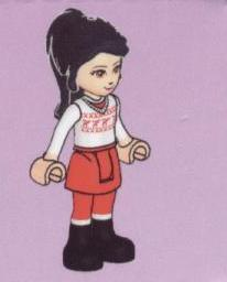 LEGO 41016-5 Advent Calendar 2013, Friends (Day  4) - Lily, Christmas Outfit