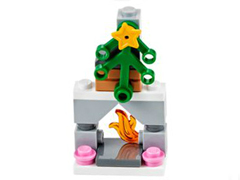 LEGO 41040-18 Advent Calendar 2014, Friends (Day 17) - Holiday Fireplace