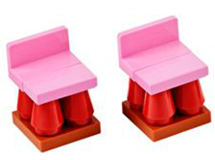 LEGO 41040-9 Advent Calendar 2014, Friends (Day  8) - Chairs