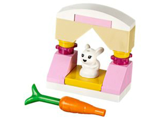 LEGO 41102-13 Advent Calendar 2015, Friends (Day 12) - Stand with Bunny / Rabbit and Carrot