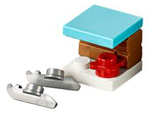 LEGO 41102-3 Advent Calendar 2015, Friends (Day  2) - Bench and Ice Skates