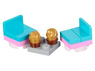 LEGO 41131-14 Advent Calendar 2016, Friends (Day 13) - Chairs, Table and Cupcakes