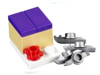 LEGO 41131-3 Advent Calendar 2016, Friends (Day  2) - Bench and Ice Skates