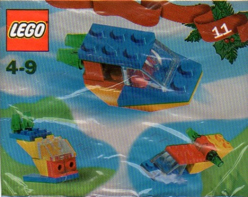 LEGO 4124-12 Advent Calendar 2001, Creator (Day 11) - Speedboat