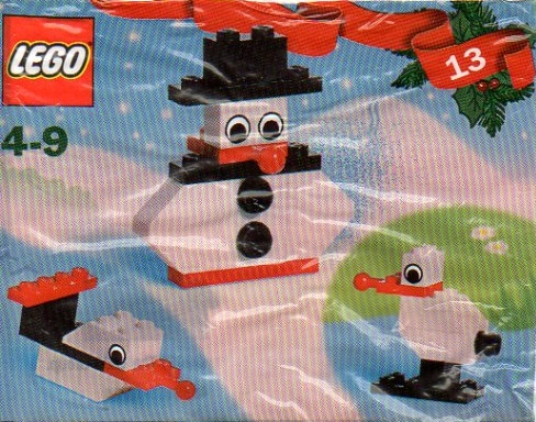 LEGO 4124-14 Advent Calendar 2001, Creator (Day 13) - Snowman