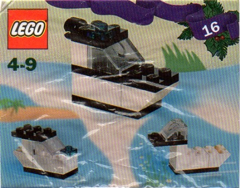 LEGO 4124-17 Advent Calendar 2001, Creator (Day 16) - Police Boat