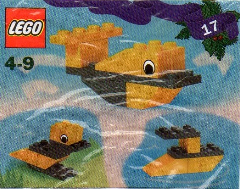 LEGO 4124-18 Advent Calendar 2001, Creator (Day 17) - Whale