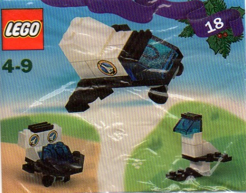LEGO 4124-19 Advent Calendar 2001, Creator (Day 18) - Space Shuttle