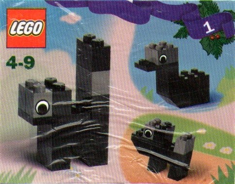 LEGO 4124-2 Advent Calendar 2001, Creator (Day  1) - Cat
