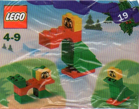 LEGO 4124-20 Advent Calendar 2001, Creator (Day 19) - Parrot