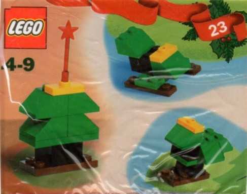 LEGO 4124-24 Advent Calendar 2001, Creator (Day 23) - Christmas Tree