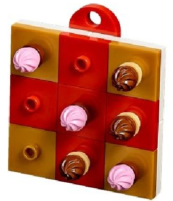 LEGO 41353-16 Advent Calendar 2018, Friends (Day 15) - Tic-Tac-Toe Puzzle Tree Ornament