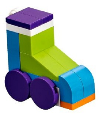 LEGO 41353-18 Advent Calendar 2018, Friends (Day 17) - Toy Roller Skate Tree Ornament