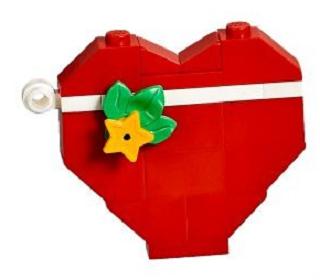 LEGO 41353-2 Advent Calendar 2018, Friends (Day  1) - Heart Tree Ornament