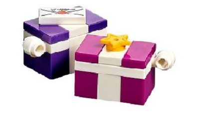 LEGO 41353-22 Advent Calendar 2018, Friends (Day 21) - Two Gift Boxes Tree Ornaments