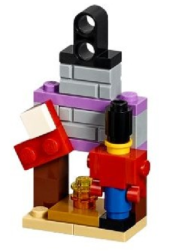 LEGO 41353-5 Advent Calendar 2018, Friends (Day  4) - Fireplace with Nutcracker Tree Ornament