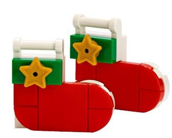 LEGO 41382-11 Advent Calendar 2019, Friends (Day 10) - Two Christmas Socks Tree Ornaments